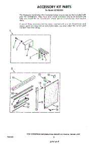 06 - Accessory Kit parts for Whirlpool Air Conditioner AC1052XS0 from AppliancePartsPros.com