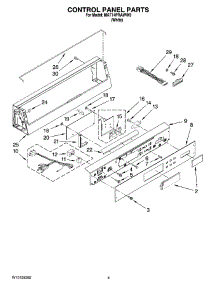 02 - Control Panel Parts parts for Maytag Washer MAT14PRAWW0 from AppliancePartsPros.com