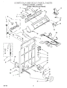 02 - Controls And Rear Panel parts for Whirlpool Washer LLT8244BQ1 from AppliancePartsPros.com