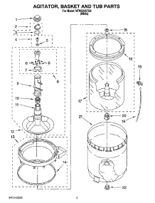 03 - Agitator, Basket And Tub Parts parts for Maytag Washer NTW5245TQ0 from AppliancePartsPros.com