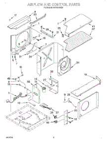 02 - Air Flow And Control parts for Whirlpool Air Conditioner ACV244XG0 from AppliancePartsPros.com