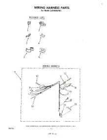 08 - Wiring Harness parts for Whirlpool Washer LA5550XPW3 from AppliancePartsPros.com