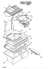 06 - Shelf Parts, Optional Parts parts for Whirlpool Refrigerator CT18GMXRQ00 from AppliancePartsPros.com