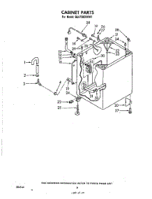 05 - Cabinet parts for Whirlpool Washer GLA7900XKW1 from AppliancePartsPros.com