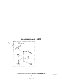 05 - Miscellaneous parts for Whirlpool Washer LA6150XSW1 from AppliancePartsPros.com