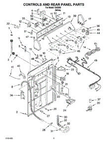 02 - Controls And Rear Panel Parts parts for Whirlpool Washer IS45000 from AppliancePartsPros.com