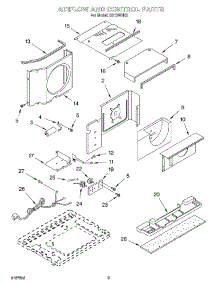 02 - Airflow And Control parts for Whirlpool Air Conditioner CA12WRK0 from AppliancePartsPros.com