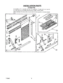 05 - Installation parts for Whirlpool Air Conditioner R183 from AppliancePartsPros.com