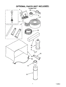 05 - Optional parts for Whirlpool Air Conditioner R512 from AppliancePartsPros.com