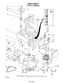 03 - Drive parts for Whirlpool Washer 3LA5800XPW1 from AppliancePartsPros.com