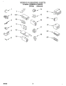07 - Wiring Harness parts for Whirlpool Washer LST9355BN0 from AppliancePartsPros.com