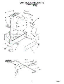 04 - Control Panel Parts parts for Whirlpool Ice Machine CSW45A1D from AppliancePartsPros.com