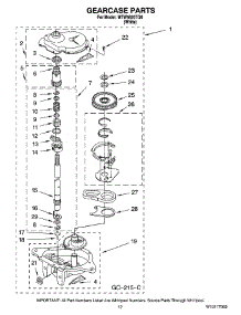 08 - Gearcase Parts, Optional Parts (Not Included) parts for Maytag Washer MTW5620TQ0 from AppliancePartsPros.com
