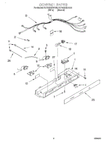 03 - Control parts for Kitchenaid Refrigerator KSRS22QDWH02 from AppliancePartsPros.com