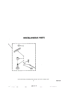 05 - Miscellaneous parts for Whirlpool Washer LA5550XPW5 from AppliancePartsPros.com
