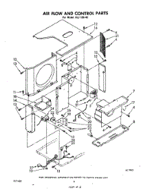04 - Section parts for Whirlpool Air Conditioner ALJ18040 from AppliancePartsPros.com