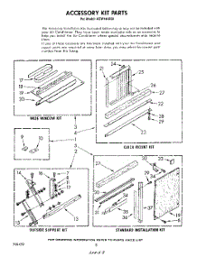 06 - Accessory Kit parts for Whirlpool Air Conditioner ACW144XS0 from AppliancePartsPros.com