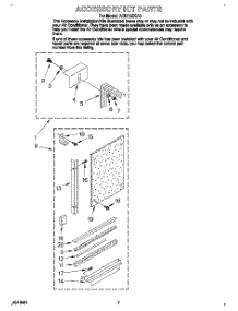 05 - Accessory Kit parts for Whirlpool Air Conditioner ACH122XA0 from AppliancePartsPros.com