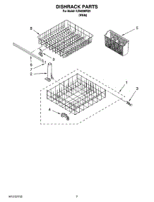06 - Dishrack Parts, Optional Parts (Not Included) parts for Whirlpool Dishwasher IUD4000RQ3 from AppliancePartsPros.com