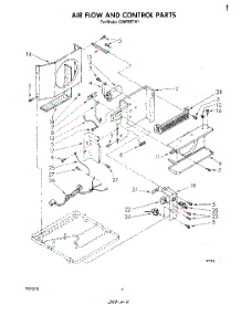 03 - Section parts for Whirlpool Air Conditioner CAW08E1A1 from AppliancePartsPros.com