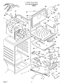 03 - Liner parts for Whirlpool Refrigerator 3XKVN490F00 from AppliancePartsPros.com