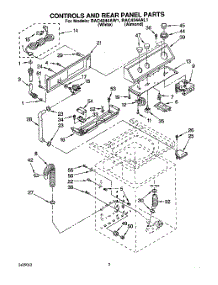 02 - Control And Rear Panel parts for Whirlpool Washer RAC4244AL1 from AppliancePartsPros.com