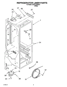 02 - Refrigerator Liner Parts parts for Whirlpool Refrigerator ED5GTGXNQ10 from AppliancePartsPros.com