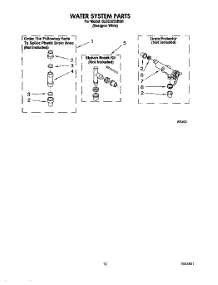 10 - Water System parts for Whirlpool Washer 6LSC9255BN0 from AppliancePartsPros.com