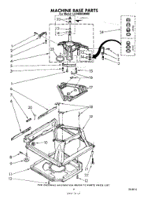 07 - Machine Base parts for Whirlpool Washer LA7400XMW0 from AppliancePartsPros.com