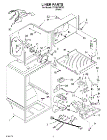 03 - Liner parts for Whirlpool Refrigerator ST18HPXKQ02 from AppliancePartsPros.com