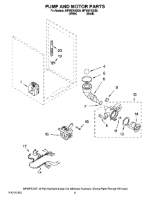 06 - Pump And Motor Parts, Optional Parts (Not Included) parts for Maytag Washer MFW9700SB0 from AppliancePartsPros.com