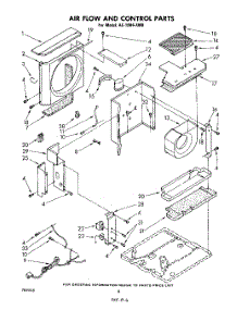 04 - Airflow And Control , Lit / Optional parts for Whirlpool Air Conditioner AC1804XM0 from AppliancePartsPros.com