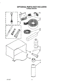 04 - Optional parts for Whirlpool Air Conditioner ACM102XX1 from AppliancePartsPros.com