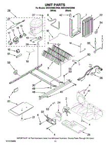 09 - Unit Parts parts for Maytag Refrigerator MSD2258KGW00 from AppliancePartsPros.com