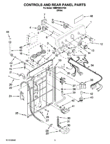 02 - Controls And Rear Panel Parts parts for Maytag Washer 7MMPD6634TQ0 from AppliancePartsPros.com