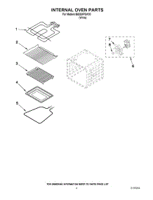 03 - Internal Oven Parts parts for Whirlpool Oven IBS324PSW00 from AppliancePartsPros.com