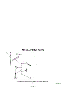 05 - Miscellaneous parts for Whirlpool Washer LA5600XSW1 from AppliancePartsPros.com