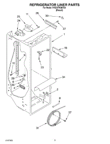 02 - Refrigerator Liner parts for Whirlpool Refrigerator 4YED2FHQKT00 from AppliancePartsPros.com