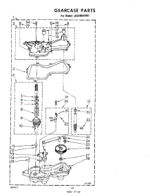 09 - Gearcase parts for Whirlpool Washer LA5300XKW1 from AppliancePartsPros.com