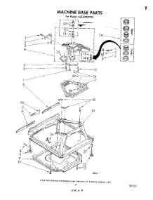 07 - Machine Base parts for Whirlpool Washer LA5530XPW1 from AppliancePartsPros.com