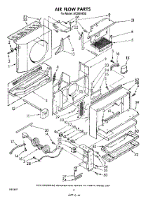 03 - Air Flow parts for Whirlpool Air Conditioner AC2904XS0 from AppliancePartsPros.com