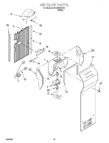 12 - Air Flow, Optional parts for Whirlpool Refrigerator 3XKGN7050F03 from AppliancePartsPros.com