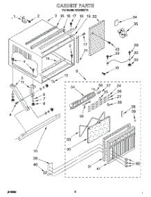 03 - Cabinet parts for Whirlpool Air Conditioner AR2400XT0 from AppliancePartsPros.com