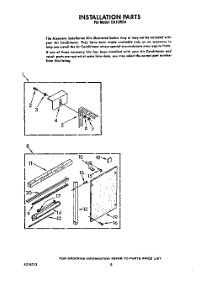 06 - Installation parts for Whirlpool Air Conditioner CA10WR4 from AppliancePartsPros.com