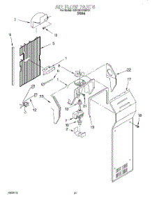 12 - Air Flow, Optional parts for Whirlpool Refrigerator 3XKGN7050F01 from AppliancePartsPros.com