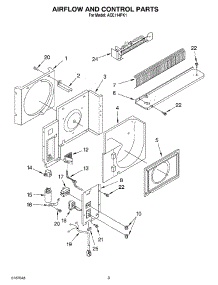 02 - Airflow And Control Parts parts for Whirlpool Air Conditioner ACE114PK1 from AppliancePartsPros.com