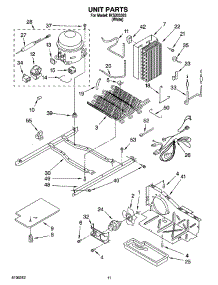 07 - Unit Parts parts for Whirlpool Refrigerator IKS203303 from AppliancePartsPros.com