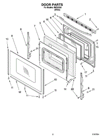 05 - Door Parts, Miscellaneous Parts parts for Whirlpool Range IME32300 from AppliancePartsPros.com