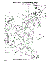 03 - Controls And Rear Panel parts for Whirlpool Washer LA7899XPW3 from AppliancePartsPros.com
