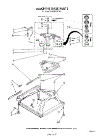 07 - Machine Base parts for Whirlpool Washer 6LA5800XTF0 from AppliancePartsPros.com